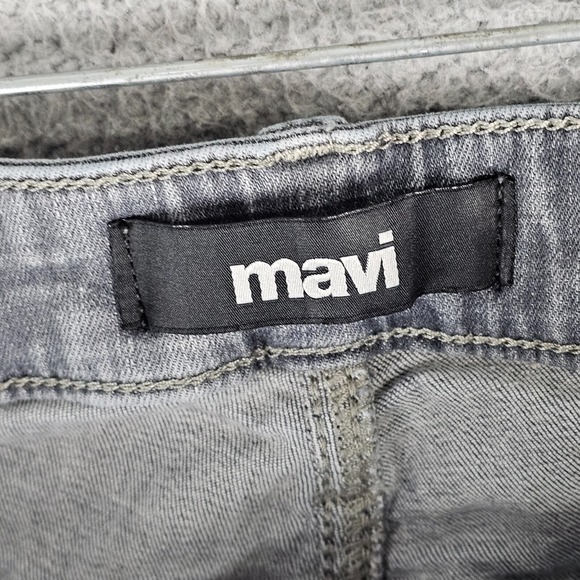 Mavi Jeans Mens 36x36 Gray Zach Straight Leg Stretch Denim - Picture 8 of 12